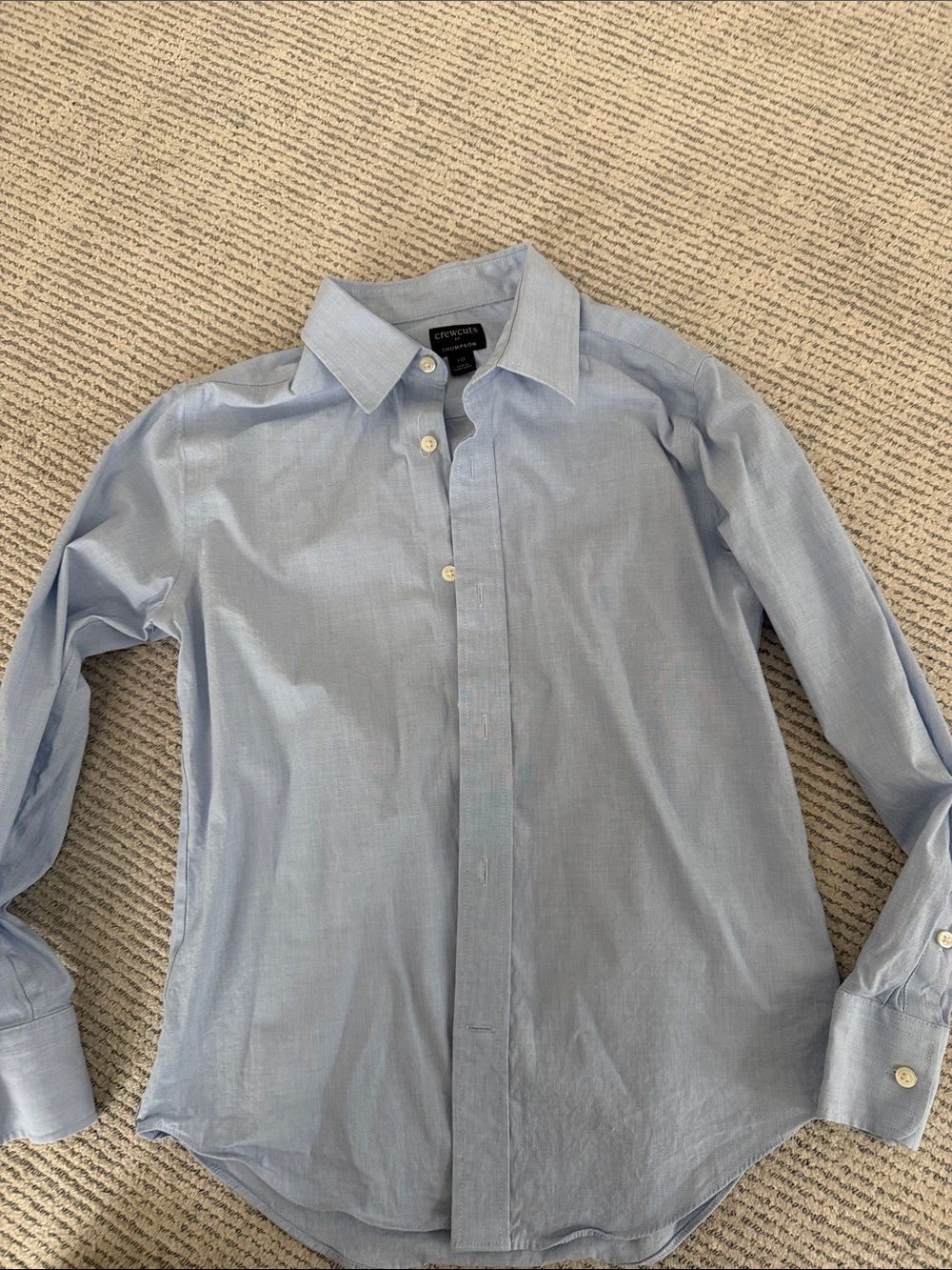 Crewcuts Thompson Light Blue Dress Shirt size 10